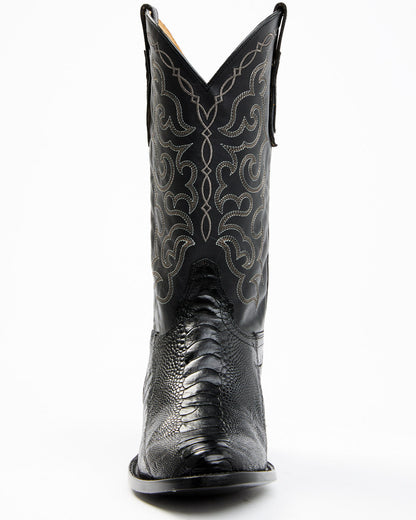 Cody James Men's Exotic Ostrich Leg Western Boots - Round Toe
