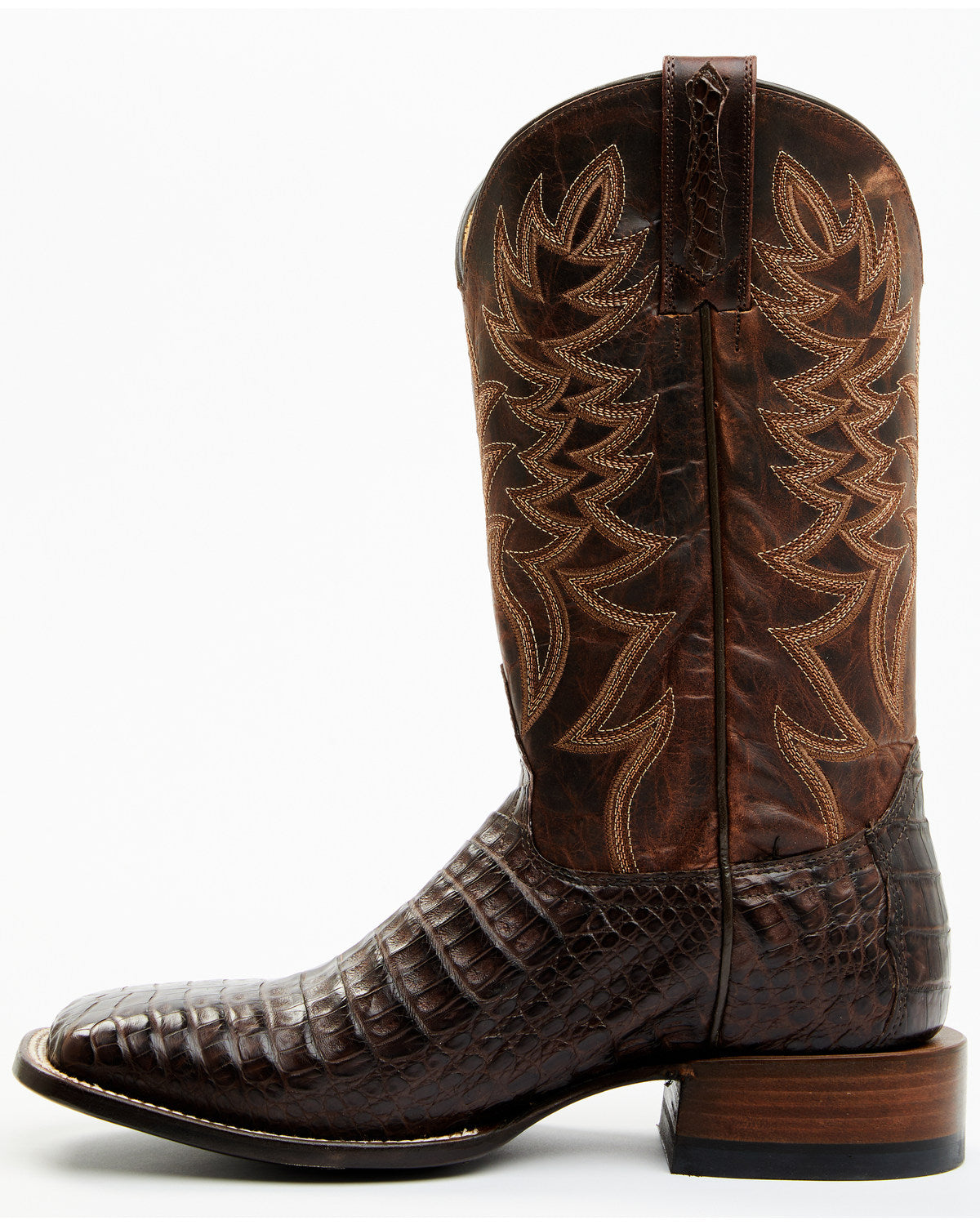 Cody James Men's Exotic Caiman Belly Western Boots - Broad Square Toe