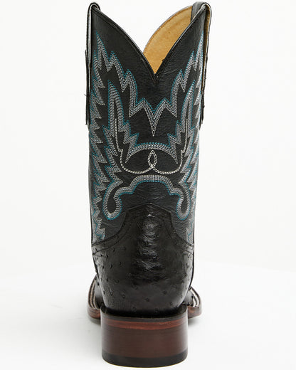 Cody James Men's Buzzard Exotic Full Quill Ostrich Western Boots - Bro