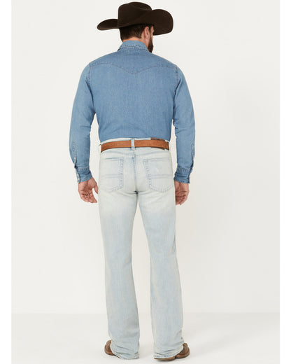 Cody James Men's Pioneer Wash Wyatt Slim Bootcut Stretch Denim Jeans