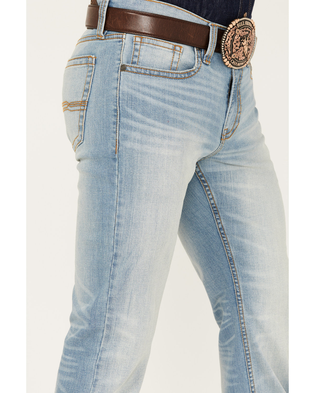 Cody James Men's Cowboy Wash Jackson Slim Straight Stretch Denim Jeans