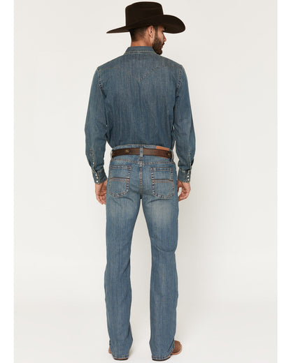 Cody James Men's Bozeman Wash Wyatt Slim Bootcut Stretch Denim Jeans