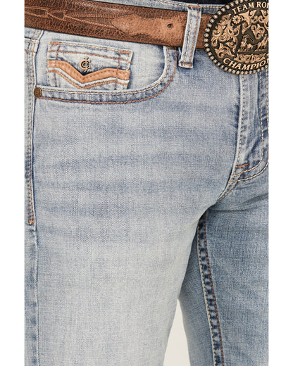 Cody James Men's Sawbuck Wash Jackson Slim Straight Stretch Denim Jean