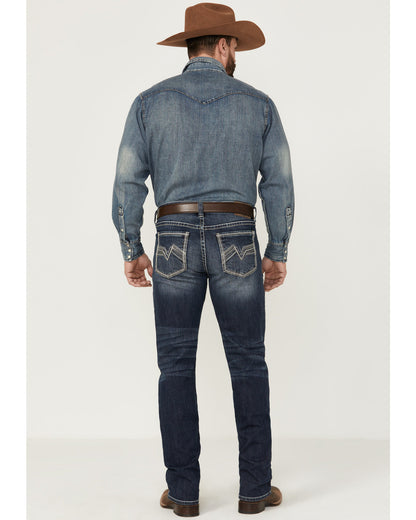 Cody James Men's Moonlight Wash Jackson Slim Straight Stretch Denim Je