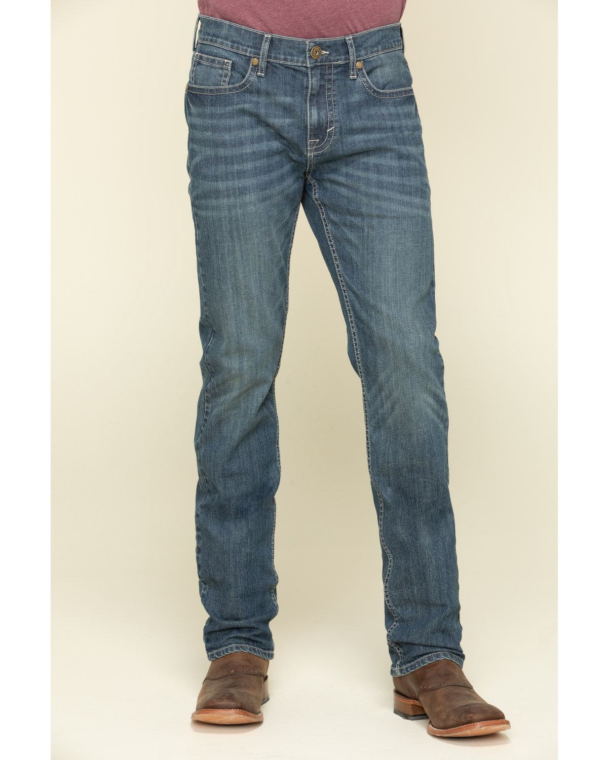 Cody James Men's Stone Cold Wash Jackson Slim Straight Stretch Denim J