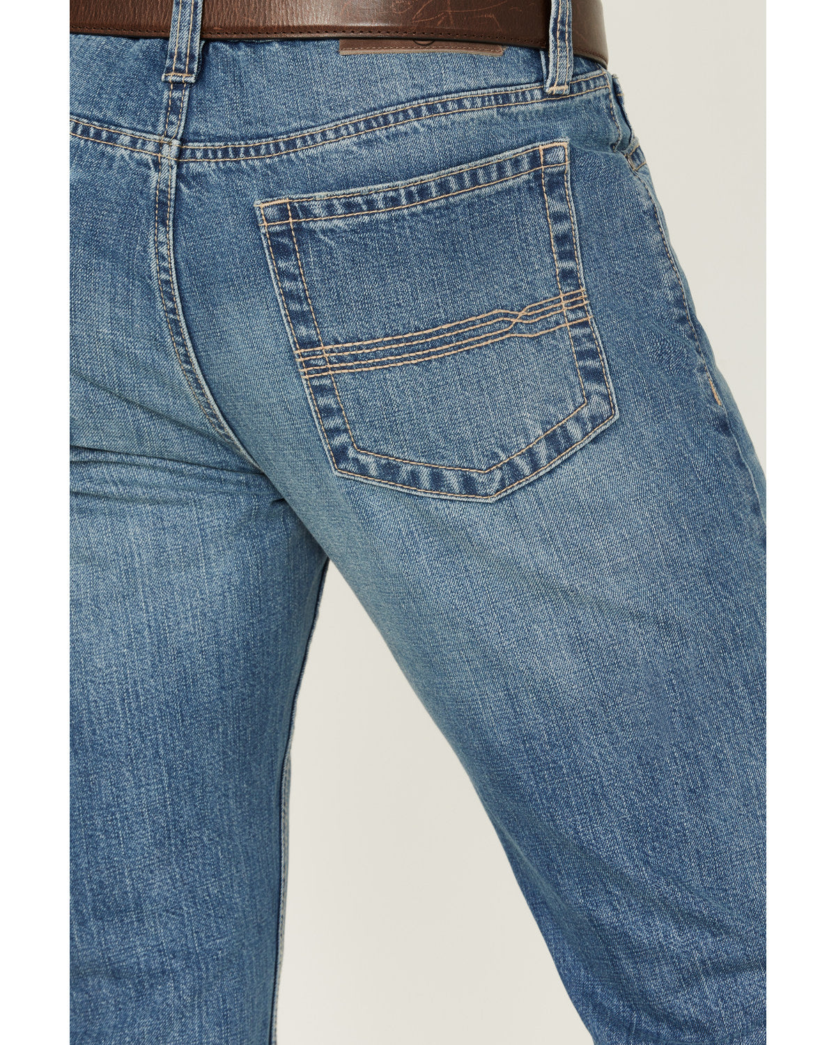 Cody James Men's Roughstock Wash Jackson Slim Straight Rigid Denim Jea