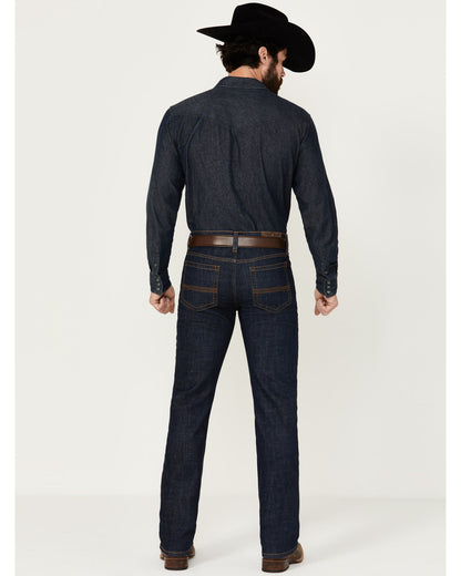 Cody James Men's Showdown Wash Jackson Slim Straight Stretch Denim Jea