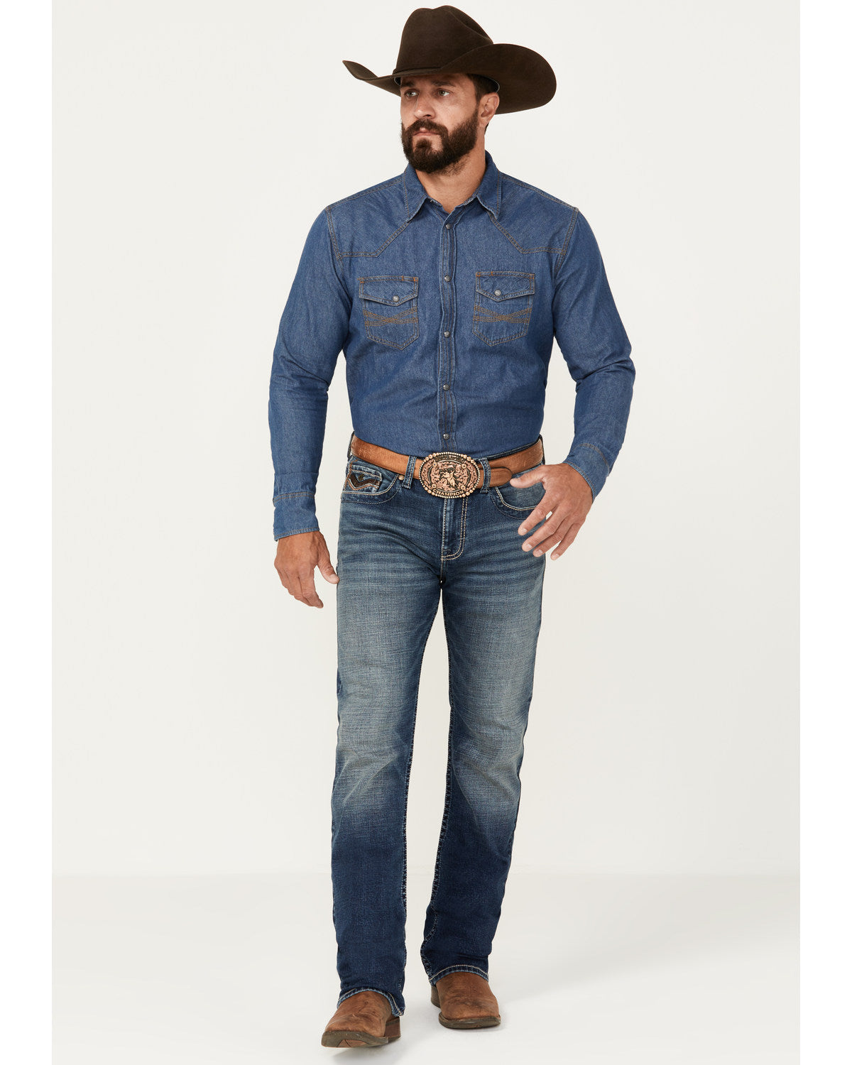 Cody James Men's Sundance Wash Jackson Slim Straight Stretch Denim Jea
