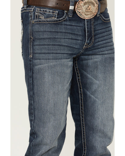 Cody James Men's Moonlight Wash Jackson Slim Straight Stretch Denim Je