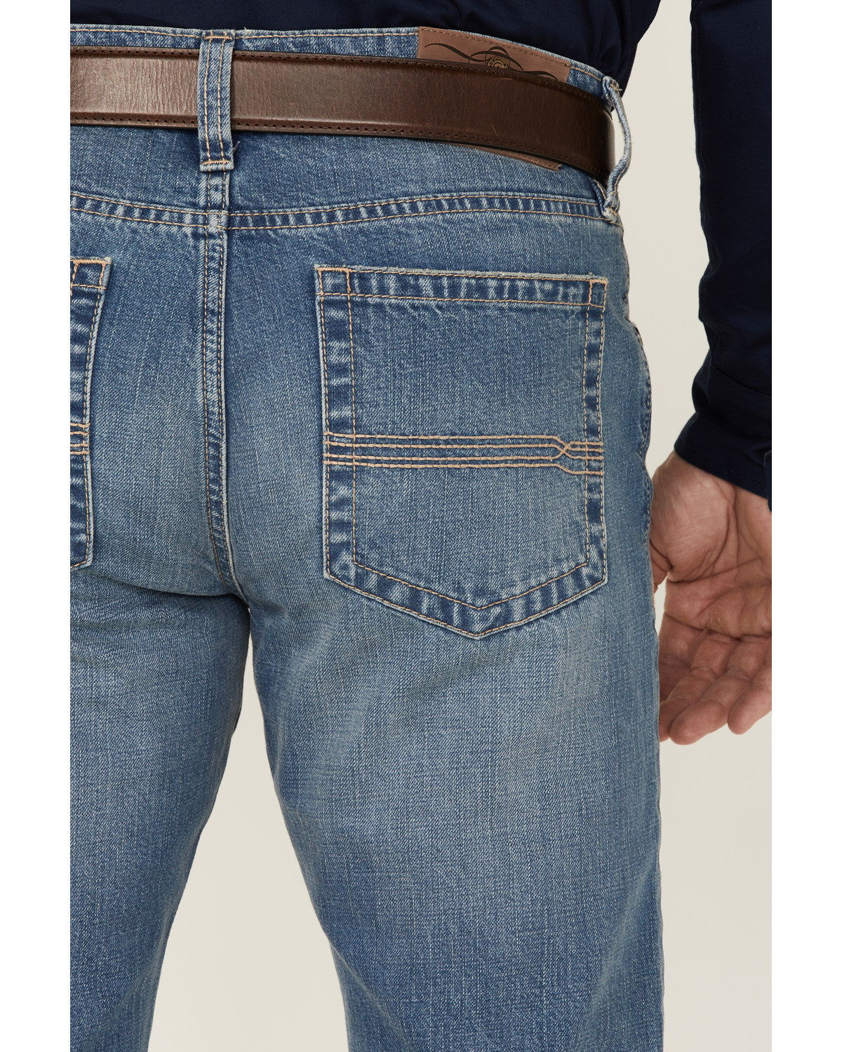 Cody James Men's Roughstock Wash Jackson Slim Straight Rigid Denim Jea