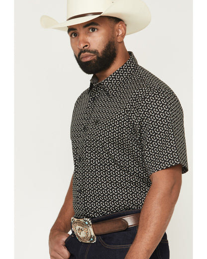 Cody James Men's Shiloh Micro Floral Print Short Sleeve Button-Down St