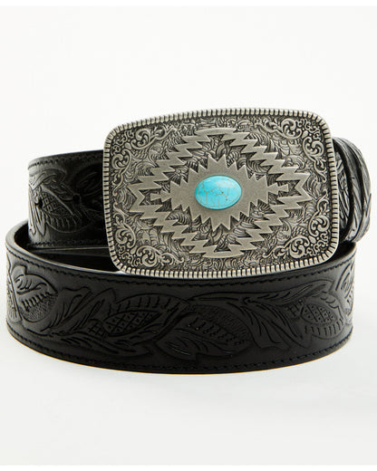 Cody James Men's Palmer Tooled Leather Belt