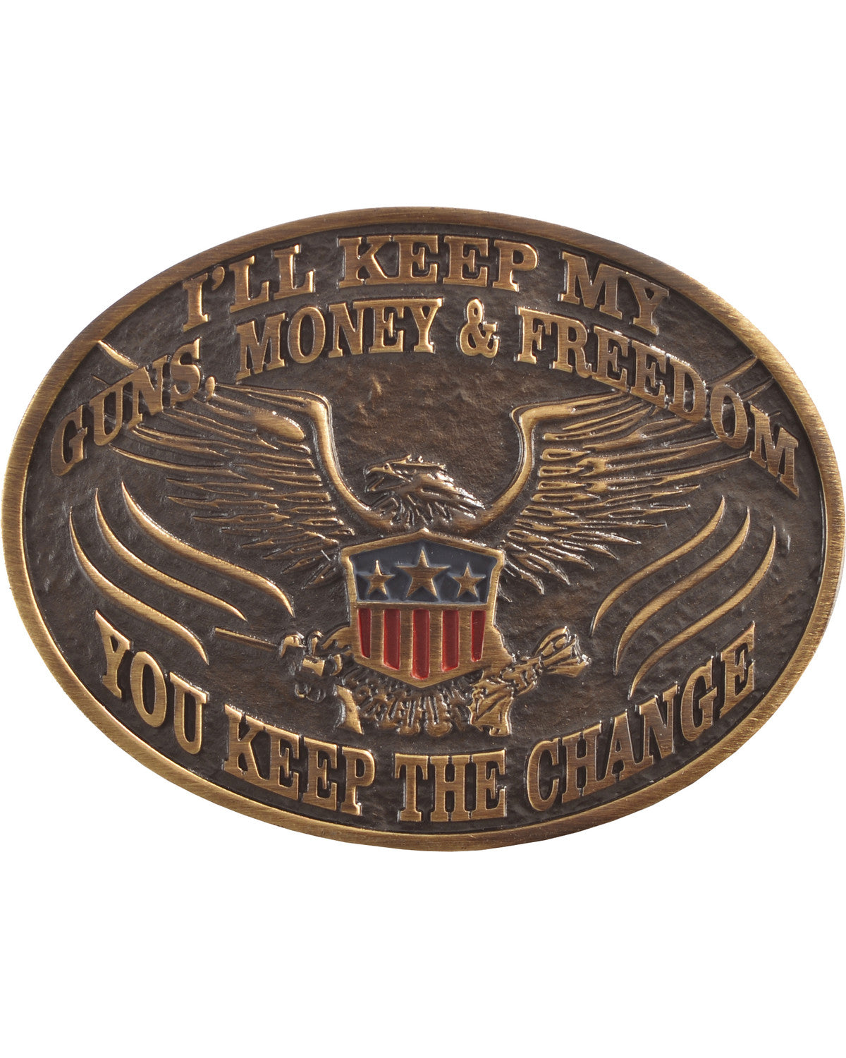 Cody James Men's I'll Keep My Guns Belt Buckle