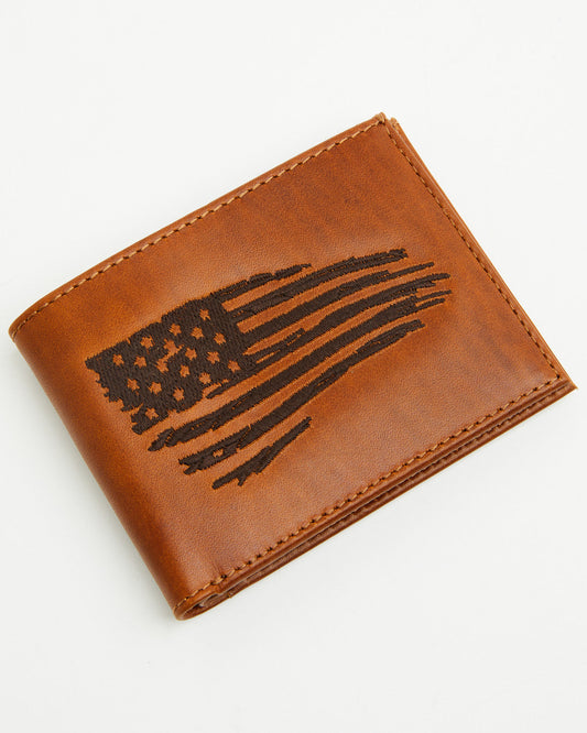 Cody James Men's Conway American Flag Bifold Wallet