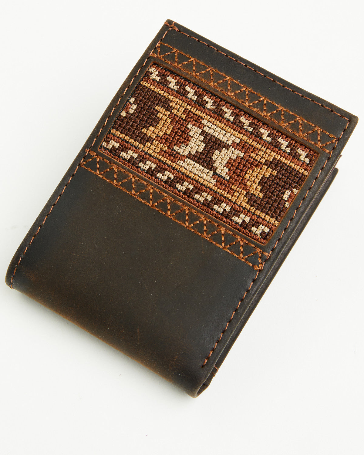 Cody James Men's Southwestern Bifold Leather Wallet