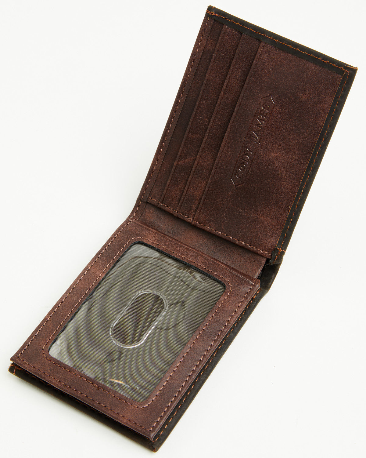 Cody James Men's Southwestern Bifold Leather Wallet