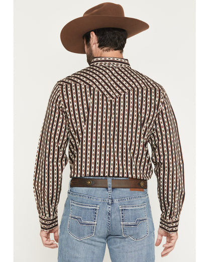 Cody James Men's Cowboys Legacy Southwestern Striped Long Sleeve Snap