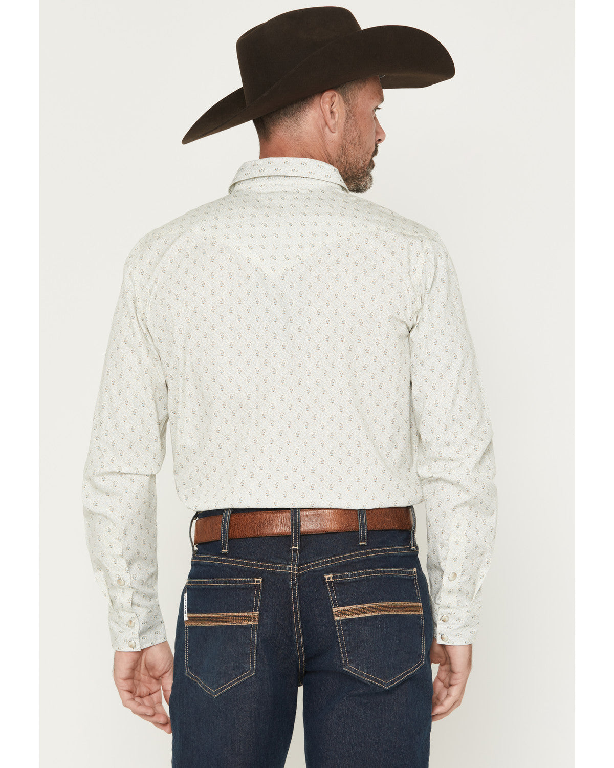 Cody James Men's Rocky Range Paisley Print Long Sleeve Snap Western Sh