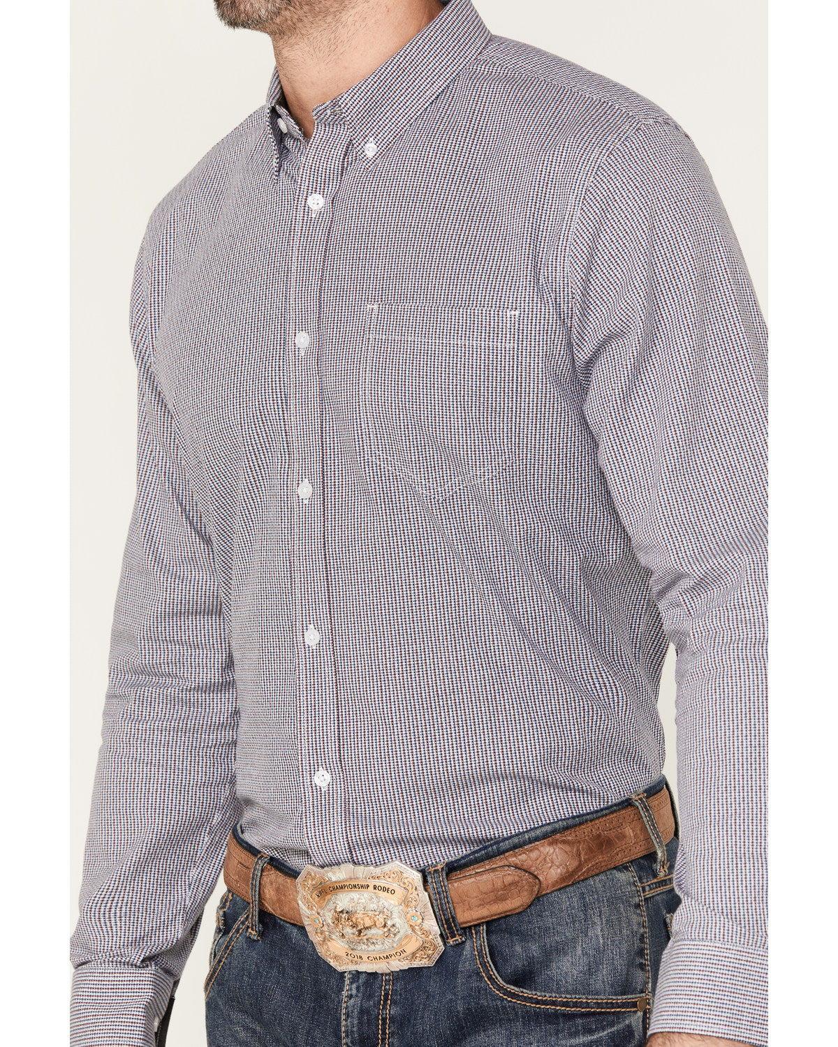 Cody James Men's Toby Long Sleeve Button-Down Stretch Western Shirt