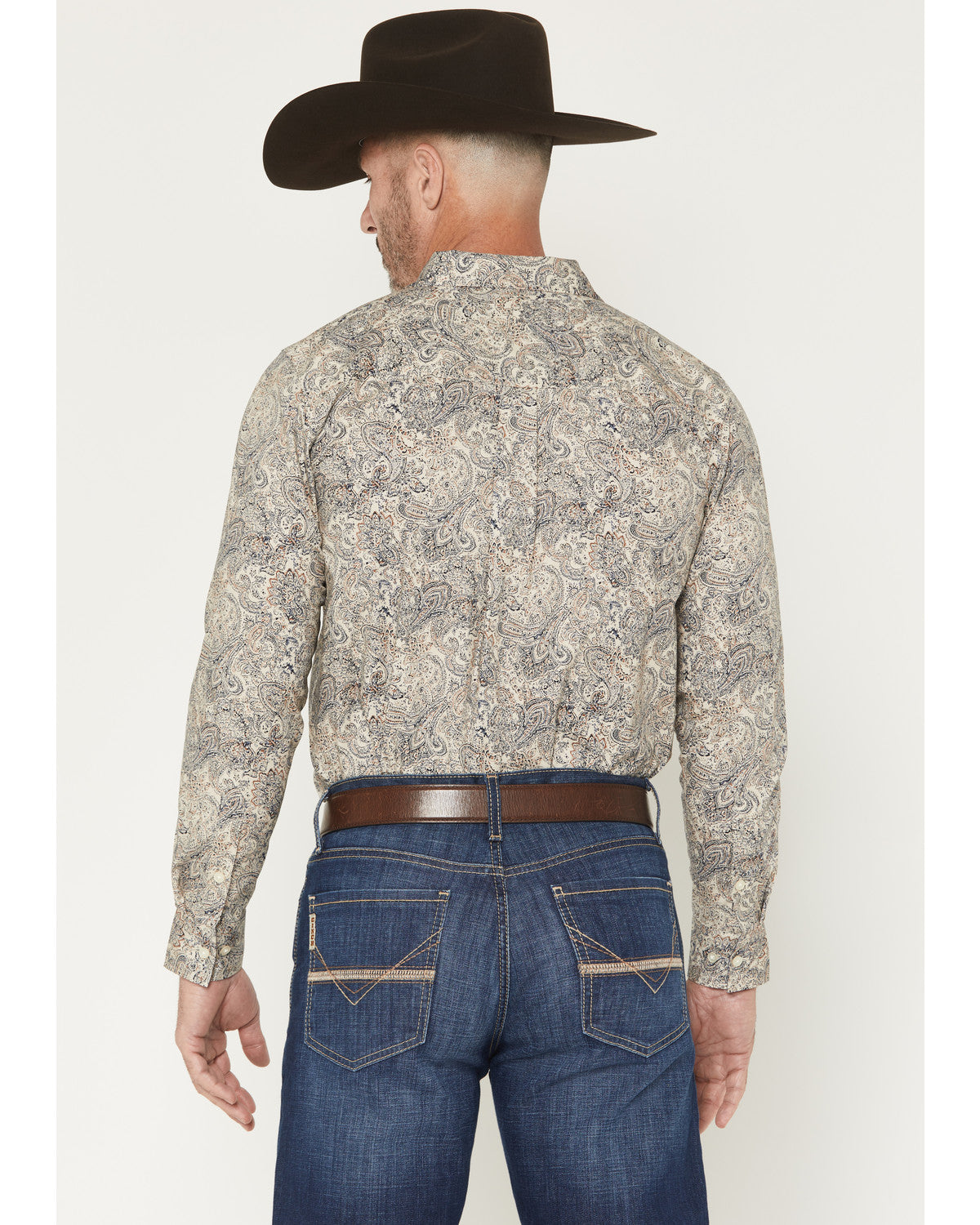 Cody James Men's Neverland Paisley Print Long Sleeve Button-Down Stret