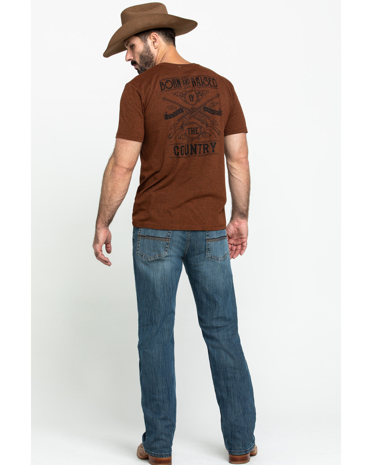 Cody James Men's Bozeman Wash Wyatt Slim Bootcut Stretch Denim Jeans