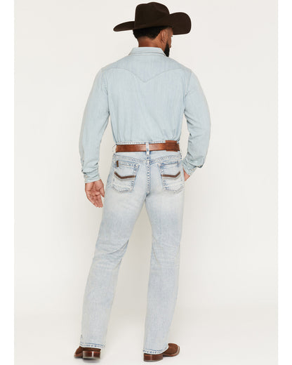 Cody James Men's Austin Wash Yukon Relaxed Straight Stretch Denim Jean
