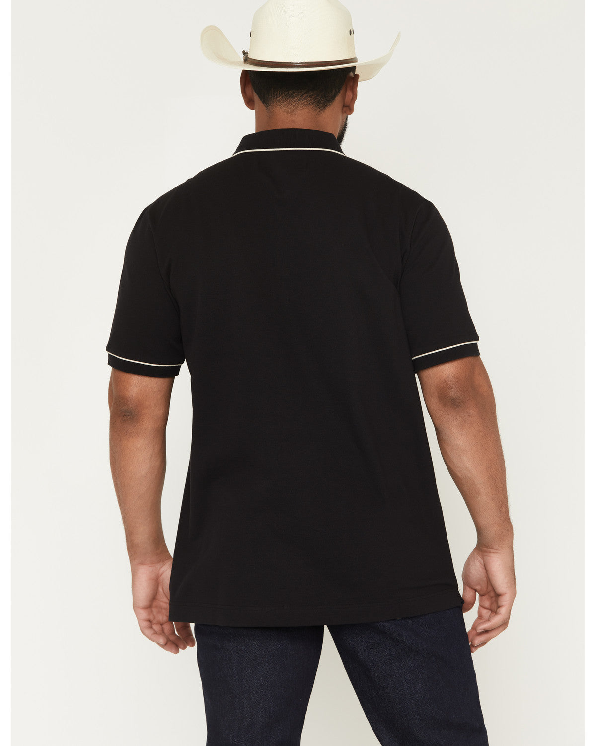 Cody James Black 1978® Men's Cooper Solid Short Sleeve Stretch Polo