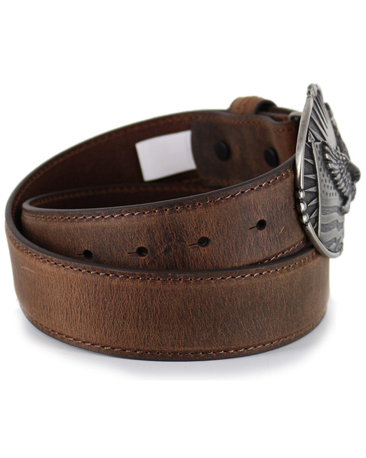 Cody James Men's Patriotic Eagle Leather Belt