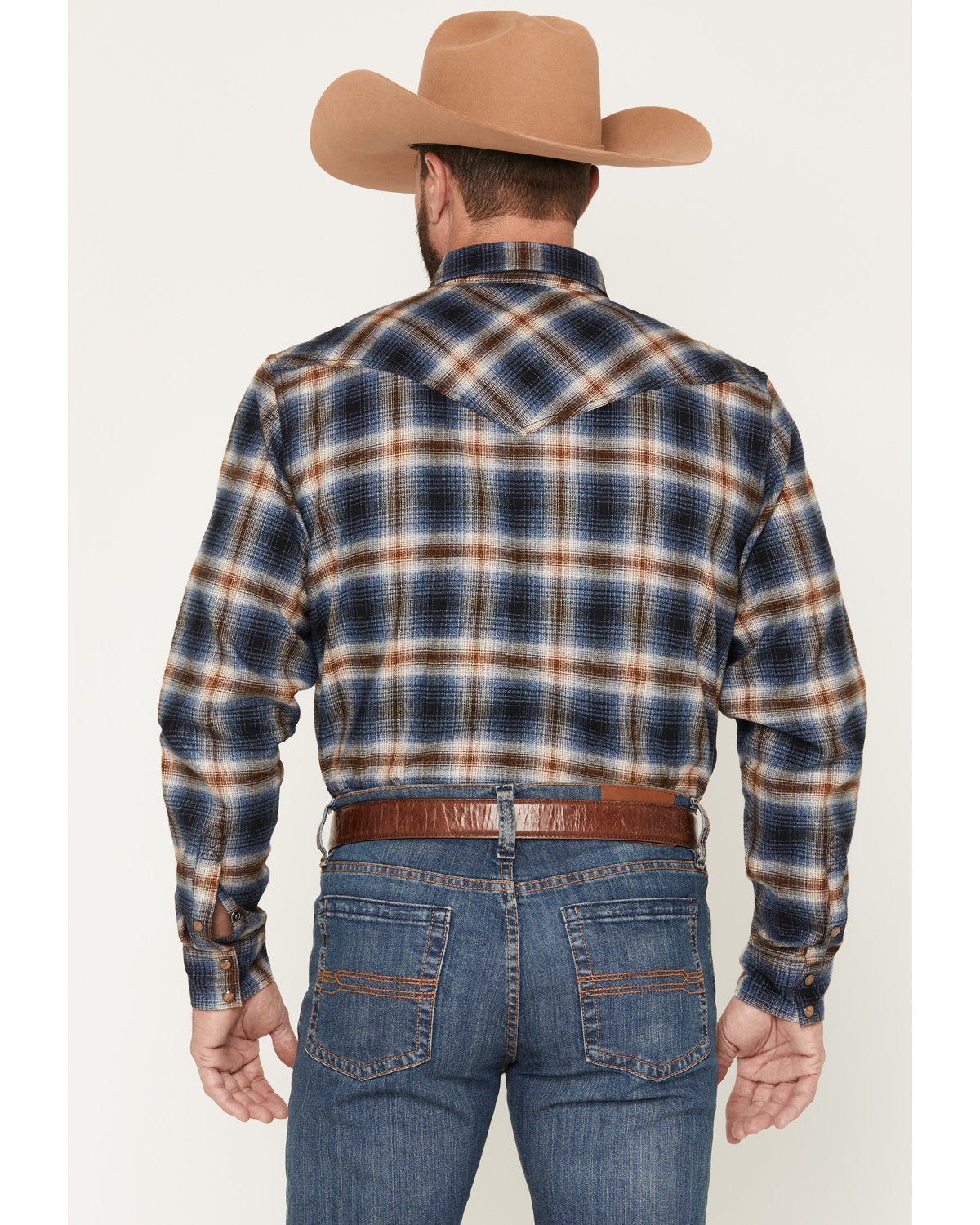 Cody James Men's Sequoia Plaid Print Long Sleeve Snap Flannel Shirt