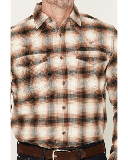 Cody James Black 1978® Men's Broadwater Plaid Print Long Sleeve Button