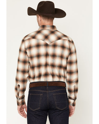 Cody James Black 1978® Men's Broadwater Plaid Print Long Sleeve Button