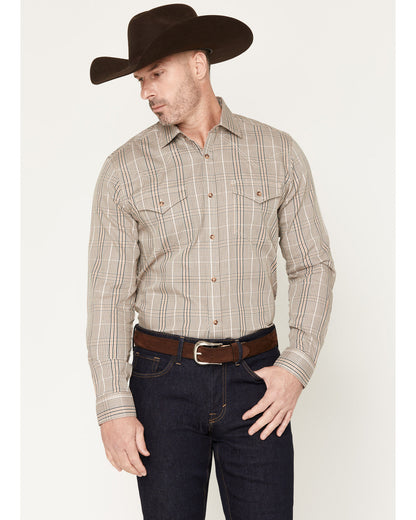 Cody James Black 1978® Men's Pondera Plaid Print Long Sleeve Button-Do